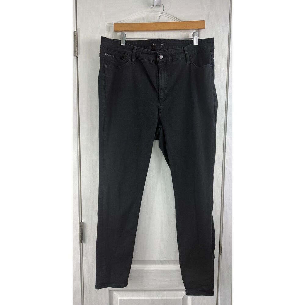 Athleta Flex Ultra Skinny Jeans Women’s 18X Black Stretch Denim Plus Size